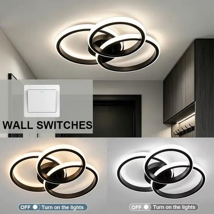 Plafonnier LED de style moderne, forme géométrique, lumière de couloir, applique murale, éclairage d