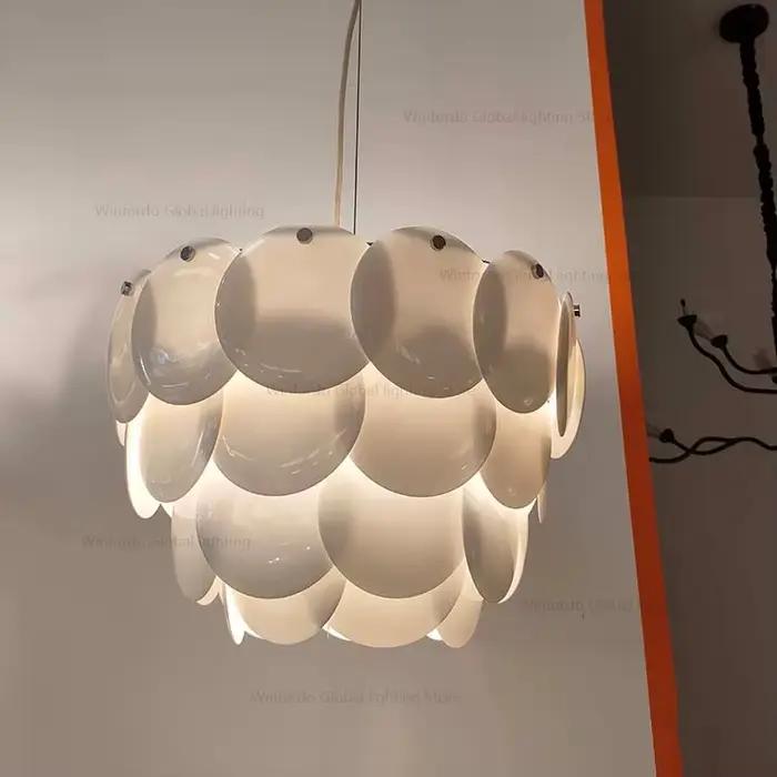 Lampe en céramique blanche design danois moderniste pour chambre à coucher salon et décoration d'intérieur élégante à offrir occasions spéciales