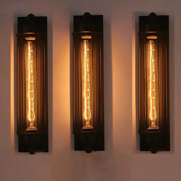 Style industriel rétro fer applique murale couloir escalier Restaurant Loft chambre lampe chevet mai