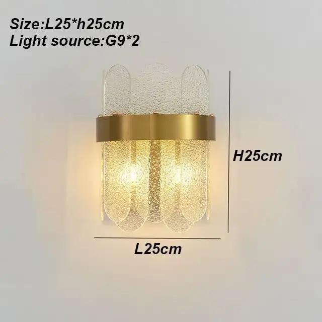 Lustre en verre cristal de luxe, lampes suspendues modernes en forme d'anneau doré, éclairage d'ambi