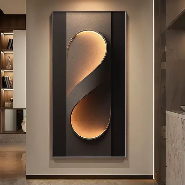 Lampe de mur LED de luxe peinte en cristal moderne pour éclairer salon chambre et pièces d'accueil occassions spéciales