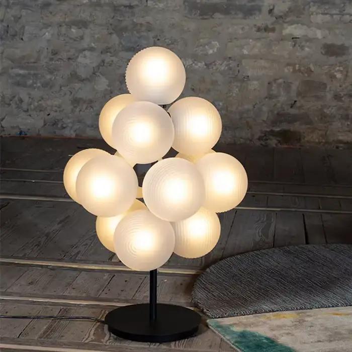 Lampe LED autoportante en verre de raisin design moderne luminaire décoratif pour salon chambre à coucher occasions spéciales