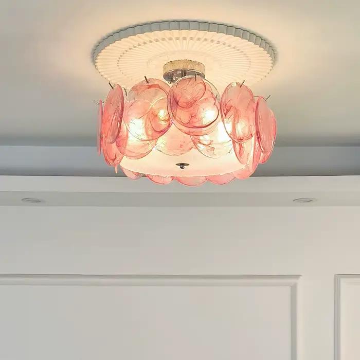 Plafonnier en verre de Murano, lustre moderne coloré pour salon, cuisine, chambre à coucher, éclaira