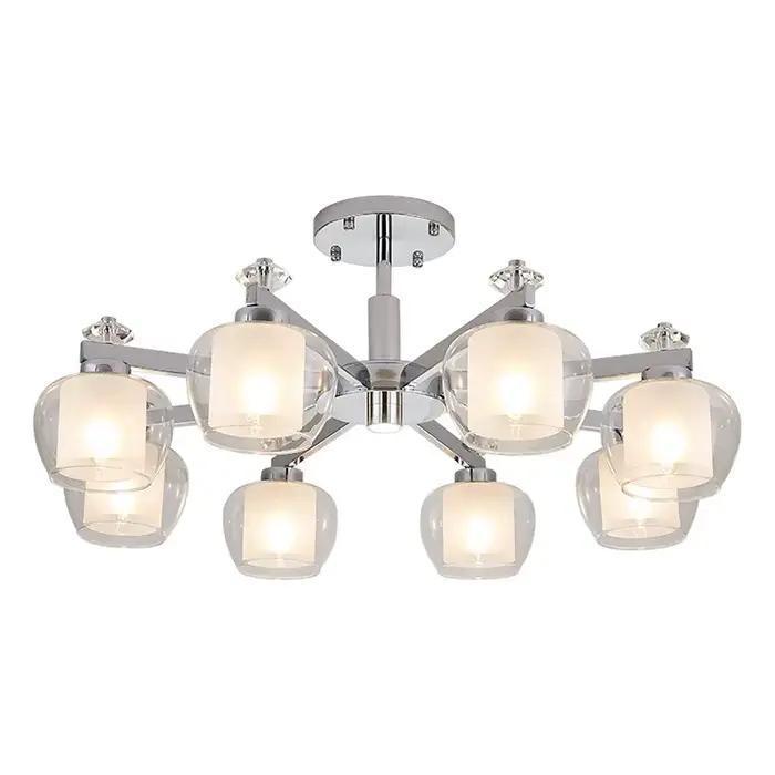 Luminaire suspendu LED contemporain avec télécommande pour éclairage intérieur élégant et adaptable pour salon, bureau et chambre
