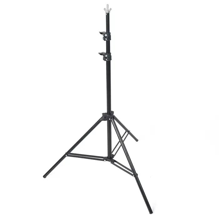 Lampadaire industriel créatif rétro sur trépied noir pour studio, éclairage de pièce, support d'écla