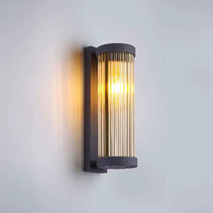 Lampe de cour de villa étanche moderne peinte pour entrée et façade résistante aux intempéries chambre à coucher salle de bain étude