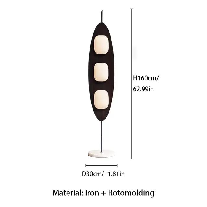Lampadaire LED moderne en fausse bois, promotionnel, salon, salle d'étude, lecture, lumière ambiante