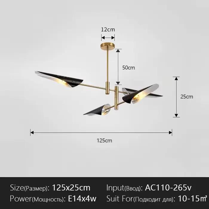 Lustre moderne en métal de style nordique, luminaire suspendu LED, luminaire créatif, luminaire susp