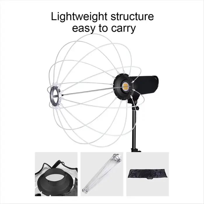 Punctuel- Lanterne Globe 35cm, support de boîte à lumière, anneau diffuseur à boule rapide, modifica