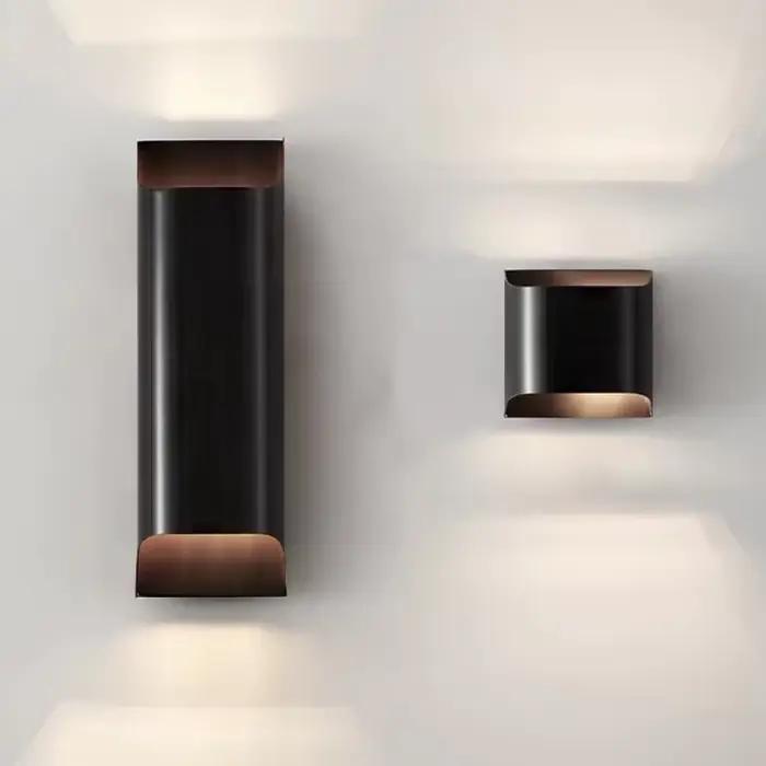 Applique murale LED moderne en laiton style cottage corps doré et noir pour éclairage d'ambiance minimaliste chambre à coucher salle à manger entrée salle de bain occasions spéciales