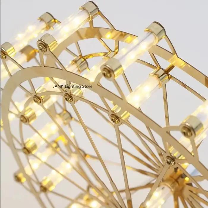 Lampe LED moderne de luxe pour salon éclairage intérieur rotatif lampe de décoration pour chambre à coucher occasions spéciales