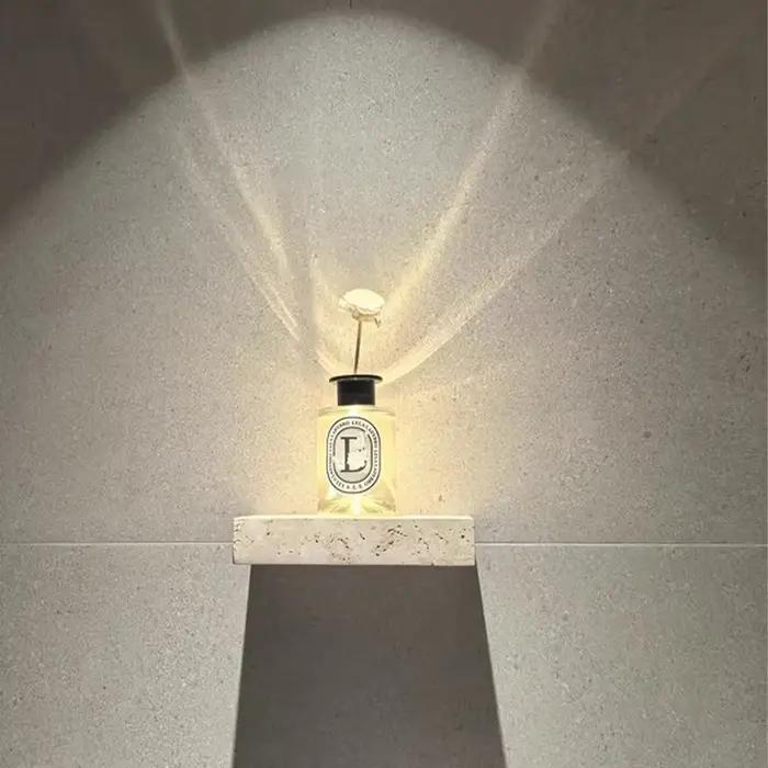 Applique murale vintage en travertin jaune pour chambre à coucher salon moderne minimaliste luminaire décoratif intérieur ambiance relaxante élégance personnalité crée ambiance relaxante élégante sophistiquée