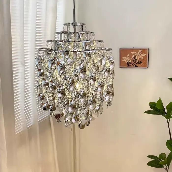 Lustre en spirale nordique moderne pour salon chambre restaurant éclairage domestique luminaire suspendu élégant à offrir pour occasions spéciales