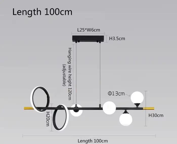Lampe LED Suspendue en Forme de Boule de Verre au Design Nordique, Luminaire Décoratif d'Nik, Dispon
