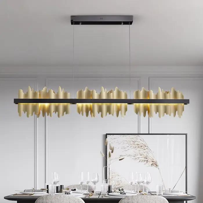 Plafonnier LED Iceberg Design Moderne Élégant pour Salon Cuisine Occasions Spéciales