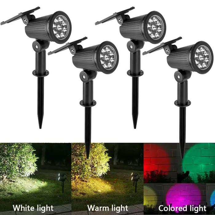 9 LED Spot solaire extérieur étanche projecteurs solaire jardin lumières paysage éclairage décoration voie pelouse lampe