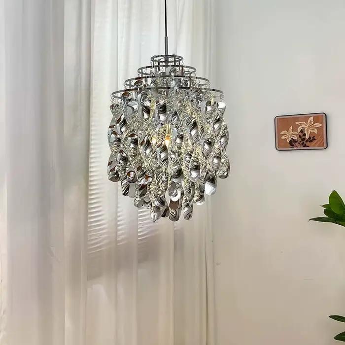 Lustre en spirale nordique moderne pour salon chambre restaurant éclairage domestique luminaire suspendu élégant à offrir pour occasions spéciales