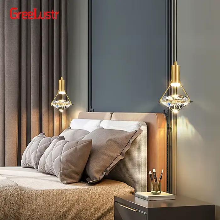 Lustre suspendu LED en cristal GreeLustr lampe suspendue pour salon chambre et hall d'hôtel style art deco élégant à offrir pour intérieurs luxueux