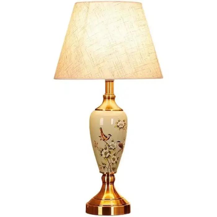 Lampe de Table en Céramique Style Français Moderne Salon Bureau Chambre Occasions Spéciales