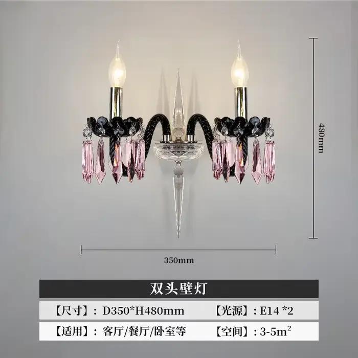 Lustre en cristal haut de gamme de luxe français, décoration et éclairage adaptés aux salons, salles