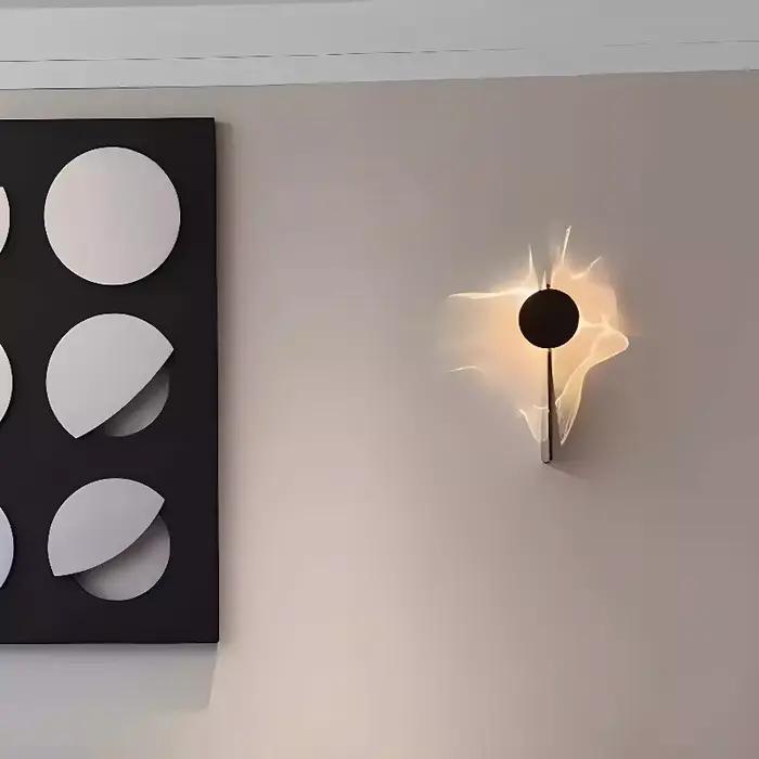 Applique murale en acier inoxydable moderne pour chambre à coucher, cuisine, salle de bain, entrée, étude, éclairage quotidien avec lumière chaude 3000K