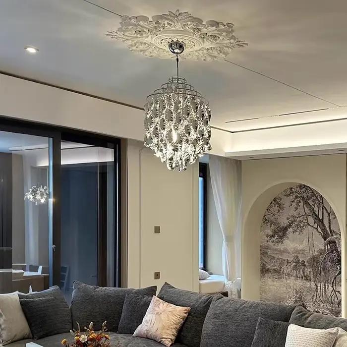 Lustre suspendu en spirale en chrome et acrylique de luxe pour table de cuisine, escaliers, lustres de designer danois pour salon, chambre principale, étude, restaurant, occasions spéciales