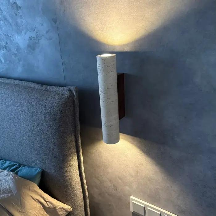 Applique murale en travertin moderne pour éclairage quotidien chambre à coucher salon entrée étude occasion spéciale