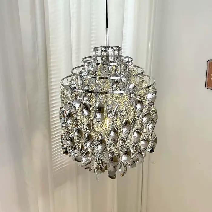 Lustre en spirale nordique moderne pour salon chambre restaurant éclairage domestique luminaire suspendu élégant à offrir pour occasions spéciales