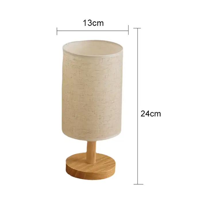Lampes de Table LED Simple Style chinois décoration lampe réglable prise USB veilleuse tissu abat-jo