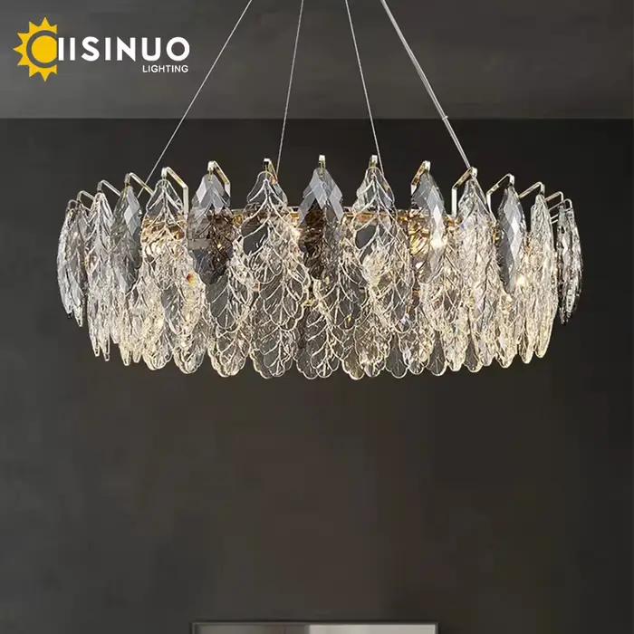 Plafonnier led rond gris fumé design moderne luxe luminaire decoratif intérieur ideal salon chambre a coucher occassions speciales