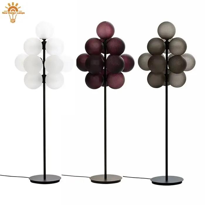 Lampe LED autoportante en verre de raisin, design créatif moderne, luminaire décoratif d'intérieur,