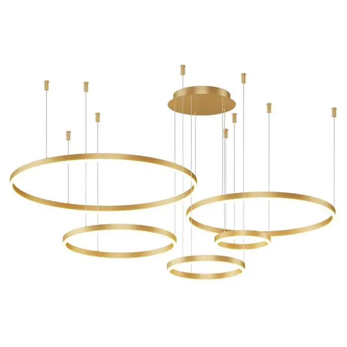 Plafond moderne à LEDs lustre anneau circulaire élégant pour salon chambre salle à manger éclairage intérieur-decoration