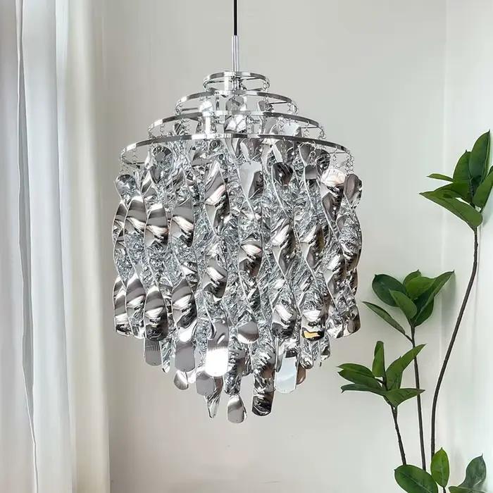 Lustre en spirale nordique moderne pour salon chambre restaurant éclairage domestique luminaire suspendu élégant à offrir pour occasions spéciales