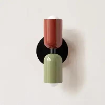 Lampe murale colorée pour chevet, style nordique, pour salon, couloir, chambre d'enfant, lampe de dé