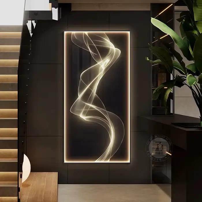 Applique murale moderne en céramique plaquée pour éclairer et décorer salon cuisine chambre à coucher entrée étude salle de bain intelligente avec télécommande