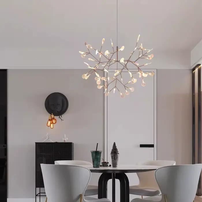 Plafonnier Heracleum Design Nordique Post-Moderne Art Déco Eclairage Salon Cuisine Occasions Spéciales