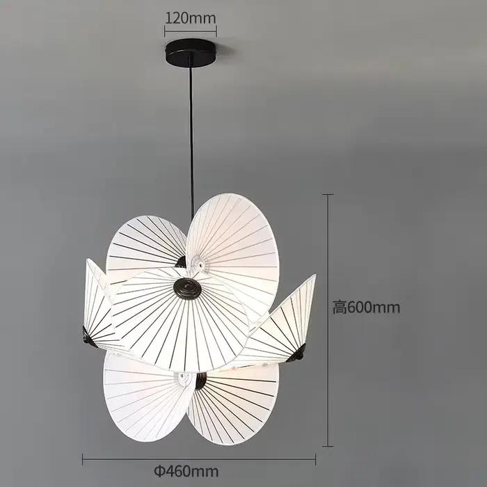 Lustre en papier scandinave Suspension suspension lampe suspendue salle à manger cuisine