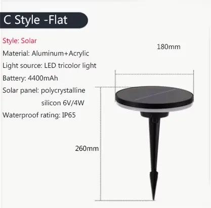 Lampe Solaire LED Imperméable pour Jardin, Luminaire de Paysage, Super Lumineux, Cour, Pelouse, Allé