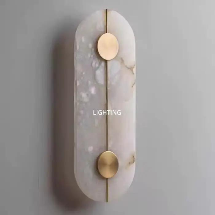 Applique murale en marbre d'albâtre élégante pour chambre, salon, entrée et cuisine occasions spéciales-decoration intérieure moderne