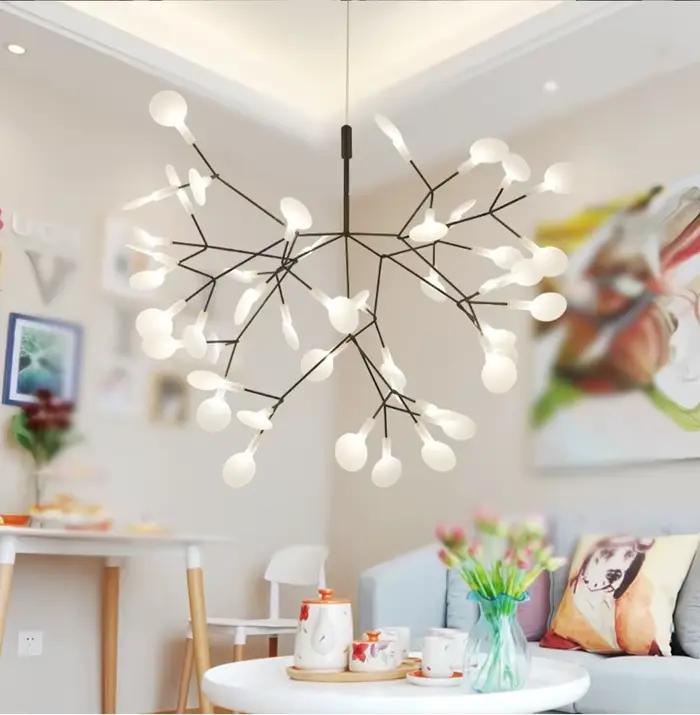 Plafonnier Heracleum Design Nordique Post-Moderne Art Déco Eclairage Salon Cuisine Occasions Spéciales