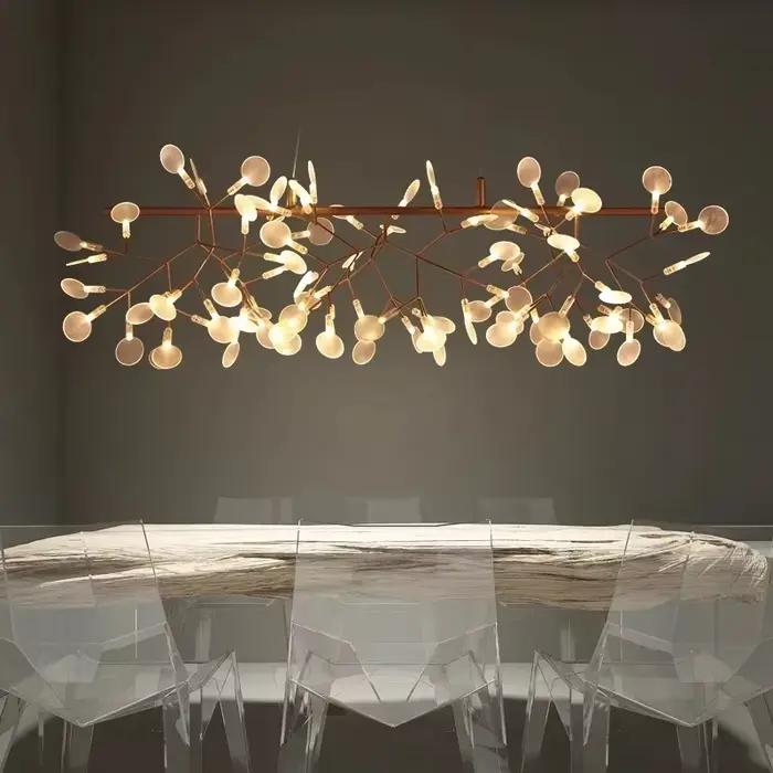 Plafonnier Heracleum Design Nordique Post-Moderne Art Déco Eclairage Salon Cuisine Occasions Spéciales