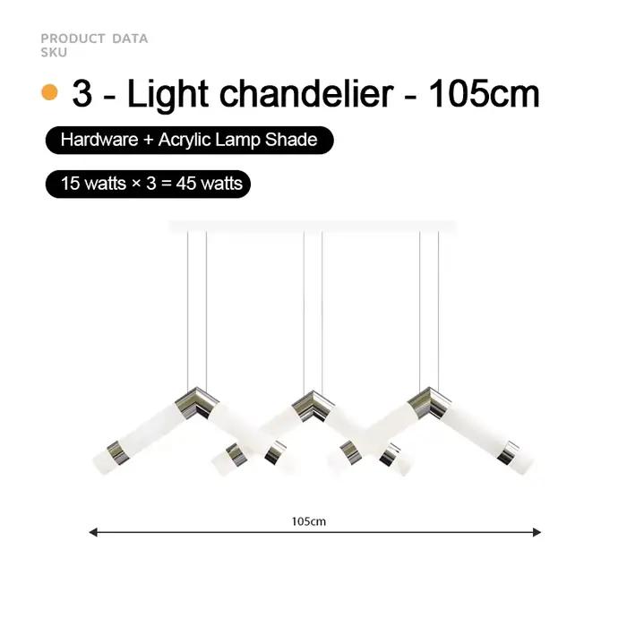 Plafond moderne Lustre Lustre lumière LED salon cuisine chambre salle à manger décor maison luminair