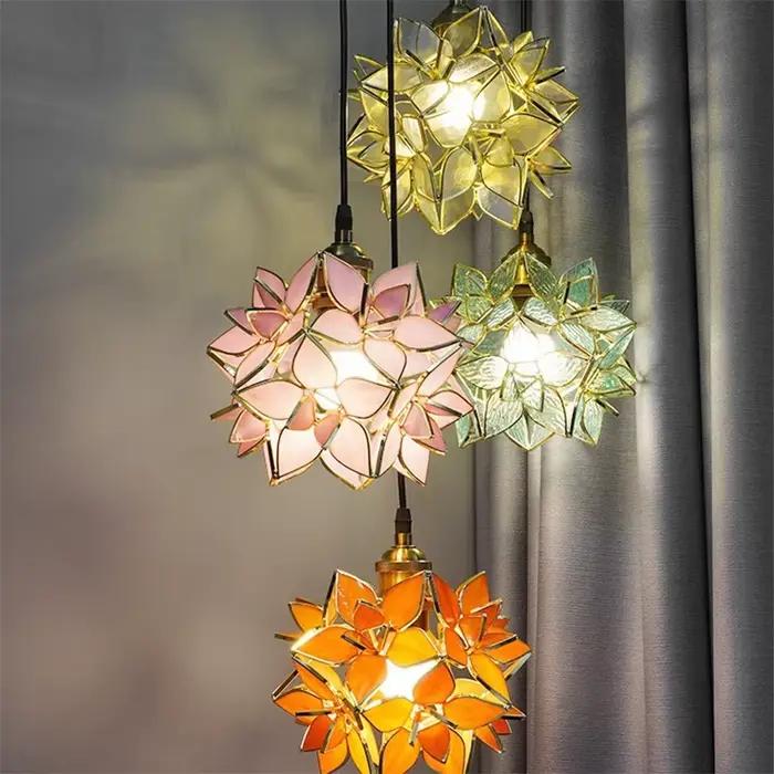 Lampe suspendue en cuivre style coréen élégante pour chambre à coucher salon cuisine occassions spéciales
