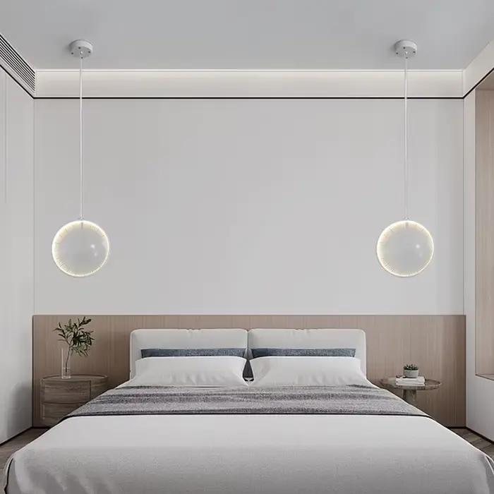 Lustre LED en pierre de verre claire Yuji Okitsu pour salon, bureau, hôtel et autres chambres design moderne élégant à offrir pour occasions spéciales