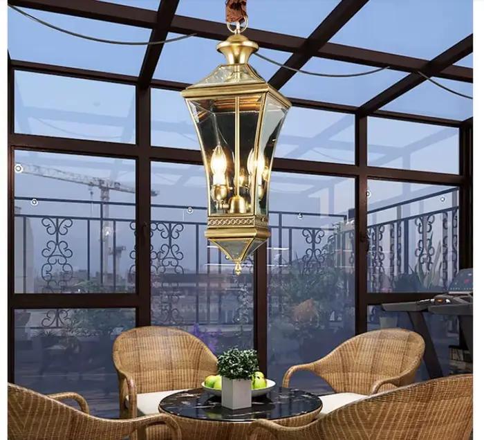 Lampe en verre et cuivre plaqué style art déco pour salon chambre d'hôtel restaurant bar boutique suspension élégante occaions spéciales