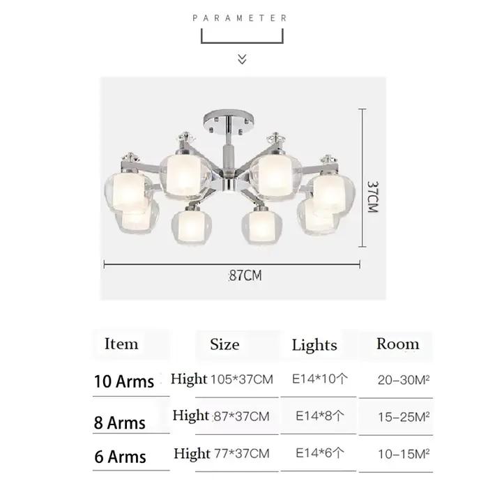 Luminaire suspendu LED contemporain avec télécommande pour éclairage intérieur élégant et adaptable pour salon, bureau et chambre