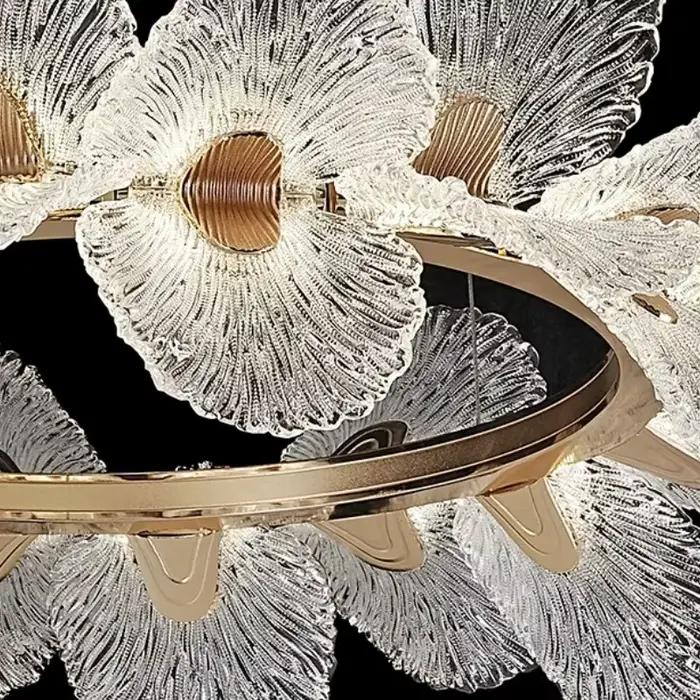 Lustre à fleurs en cristal pour éclairage intérieur et décoration de maison modernes à offrir pour diverses occasions spéciales