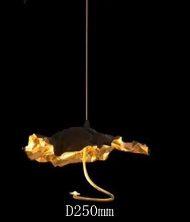 Lustre suspendu moderne en cuivre 2025, design lotus, éclairage intérieur LED pour salon, salle à ma