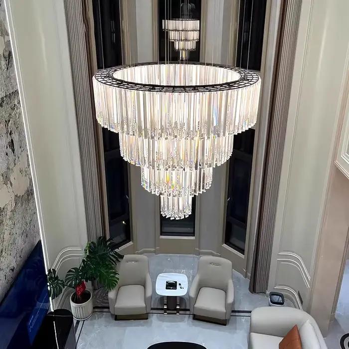 Lampe suspendue moderne de designer italien en cristal forgé pour salon et salle à manger occassions spéciales