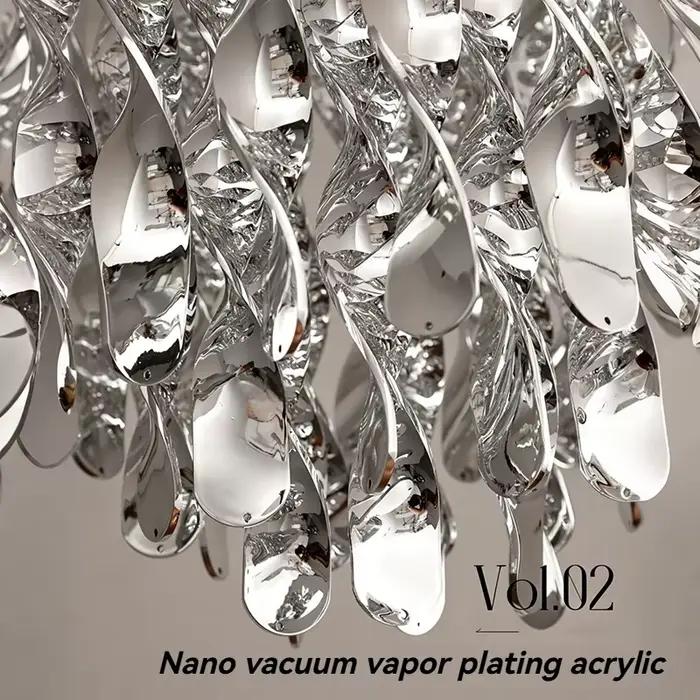Lustre suspendu en spirale en chrome et acrylique de luxe pour table de cuisine, escaliers, lustres de designer danois pour salon, chambre principale, étude, restaurant, occasions spéciales